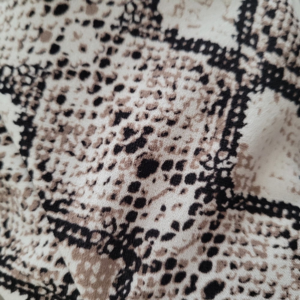 Snakeskin Print Maxi Dress | Size Large - Picture 6 of 9